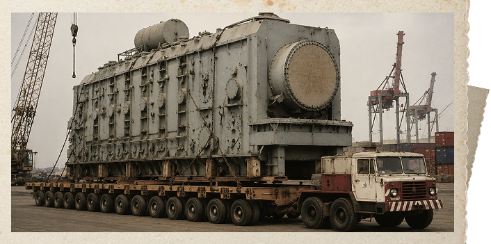 First inland container depot timeline milestone